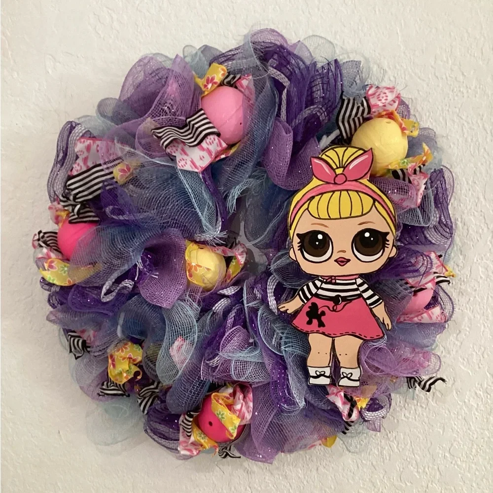 L.O.L. Surprise! Fashionable Purple with accessories Christmas door wreath